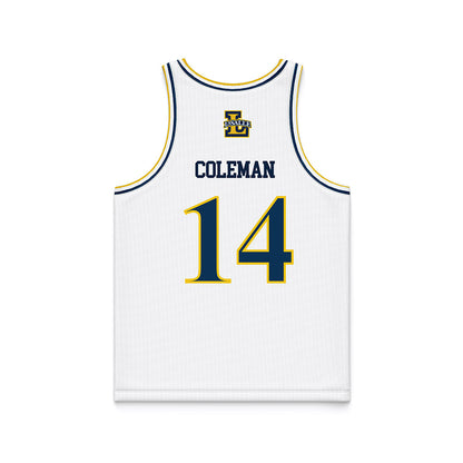 La Salle - NCAA Women's Basketball : Emilia Coleman - White Basketball Jersey-1