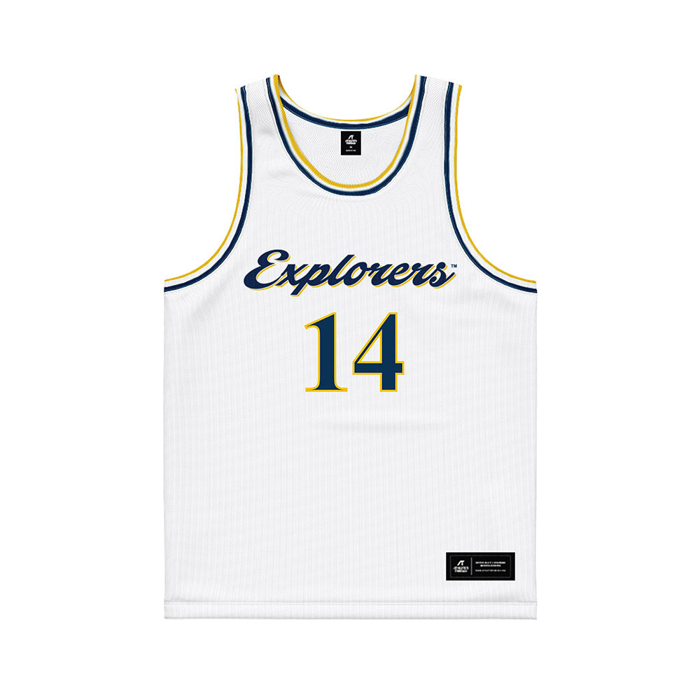 La Salle - NCAA Women's Basketball : Emilia Coleman - White Basketball Jersey-0