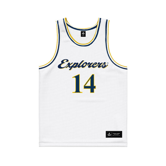 La Salle - NCAA Women's Basketball : Emilia Coleman - White Basketball Jersey-0