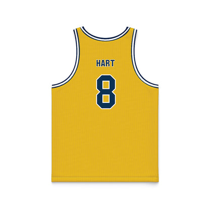 La Salle - NCAA Men's Basketball : Nas Hart - Gold Basketball Jersey-1