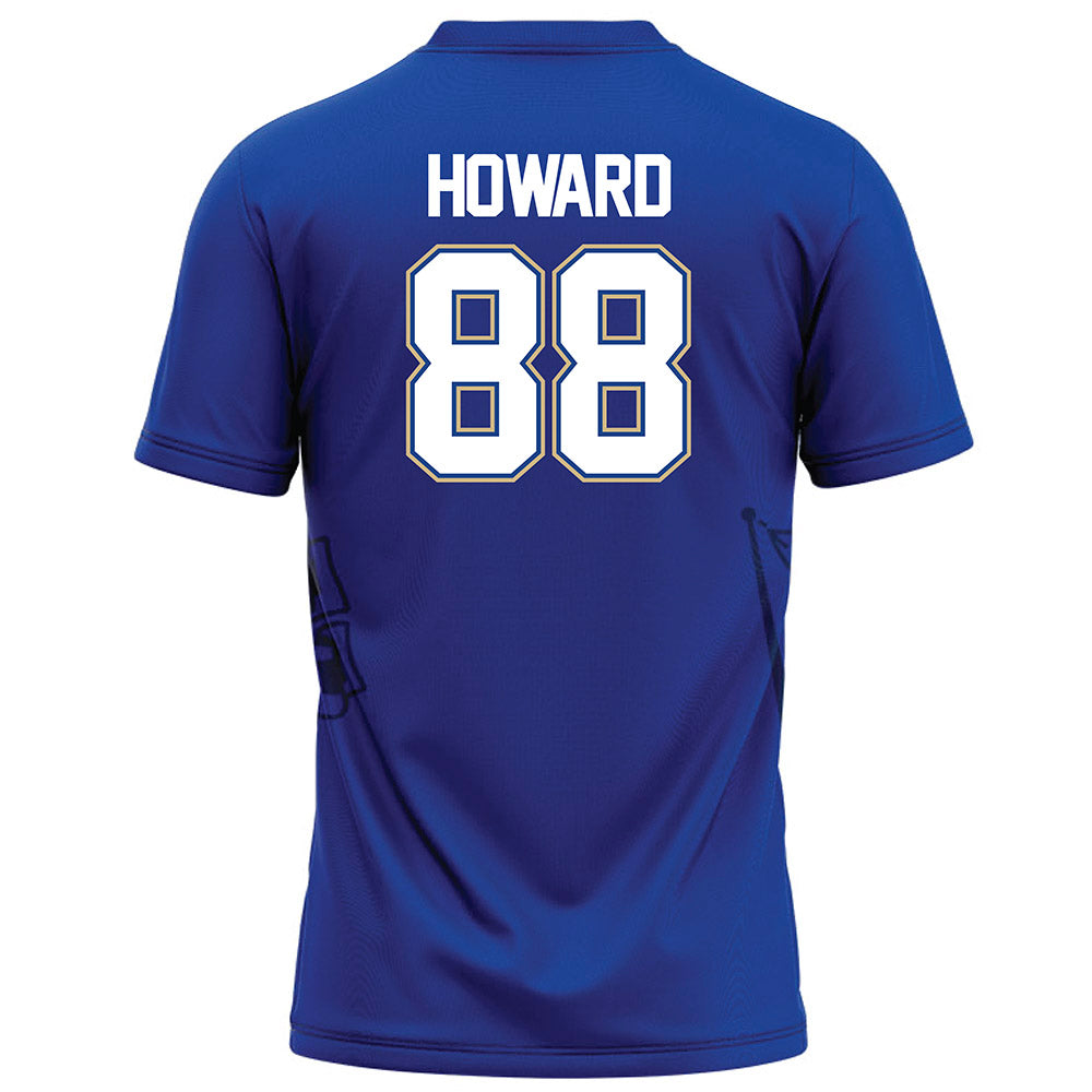 Tulsa - NCAA Football : Dailen Howard - Blue Football Jersey-1