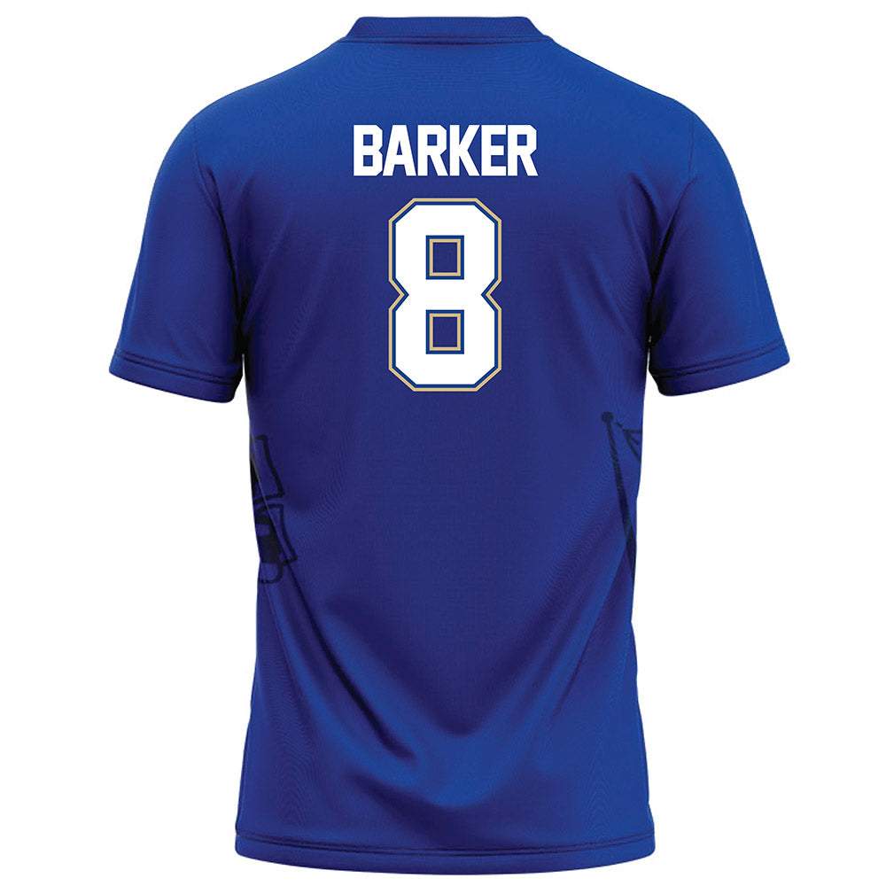 Tulsa - NCAA Football : Kyden Barker - Blue Football Jersey-1