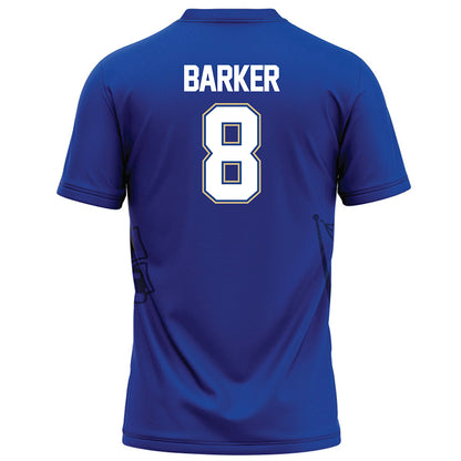 Tulsa - NCAA Football : Kyden Barker - Blue Football Jersey-1