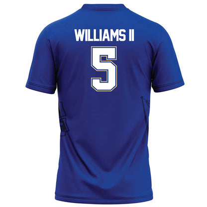 Tulsa - NCAA Football : Dexter Williams II - Blue Football Jersey-1
