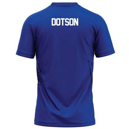 Tulsa - NCAA Football : Davis Dotson - Blue Football Jersey-1