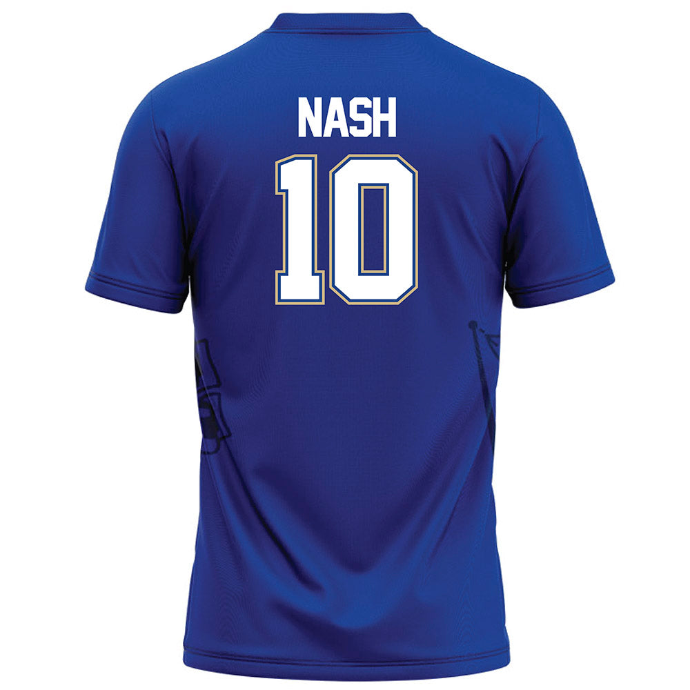 Tulsa - NCAA Football : Arias Nash - Blue Football Jersey-1