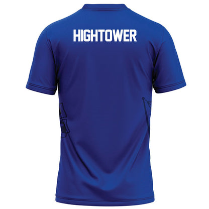 Tulsa - NCAA Football : Devin Hightower - Blue Football Jersey-1
