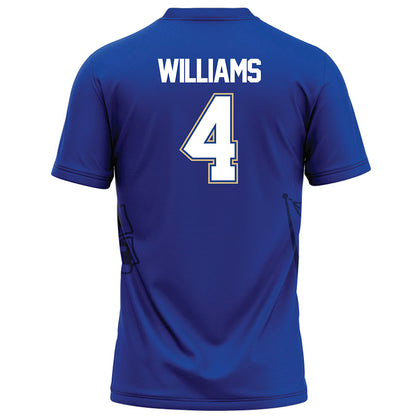 Tulsa - NCAA Football : Tyson Williams - Blue Football Jersey-1