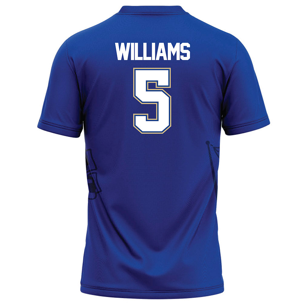 Tulsa - NCAA Football : Ashton Williams - Blue Football Jersey-1