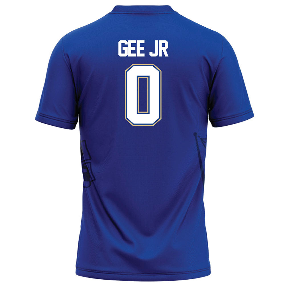 Tulsa - NCAA Football : Donnell Gee Jr - Blue Football Jersey-1