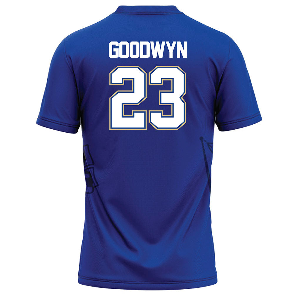 Tulsa - NCAA Football : Willie Goodwyn - Blue Football Jersey-1