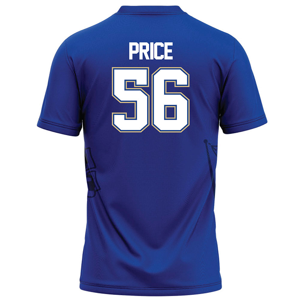 Tulsa - NCAA Football : Nathan Price - Blue Football Jersey-1