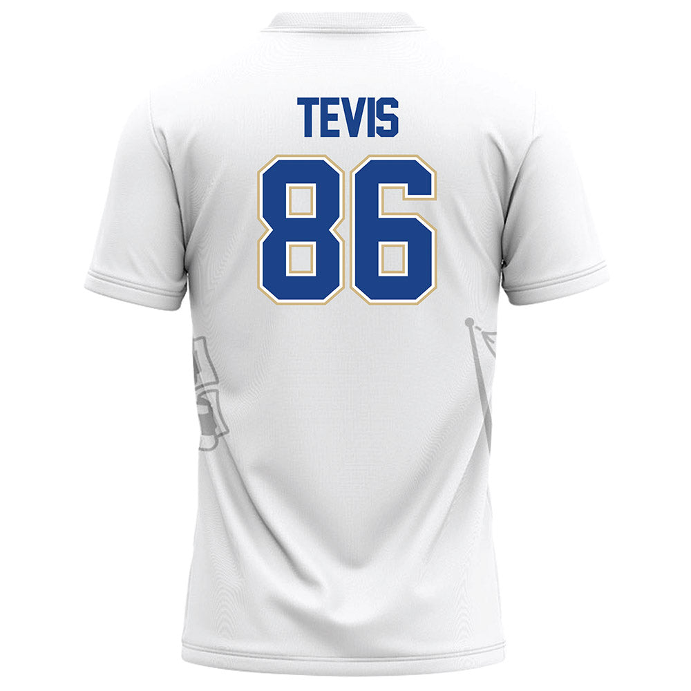 Tulsa - NCAA Football : Luke Tevis - White Football Jersey-1