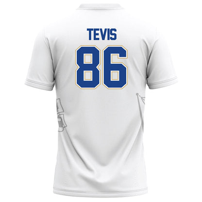 Tulsa - NCAA Football : Luke Tevis - White Football Jersey-1