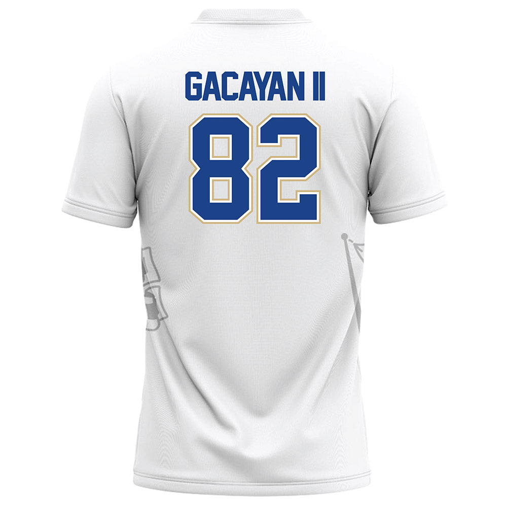 Tulsa - NCAA Football : Chris Gacayan II - White Football Jersey-1