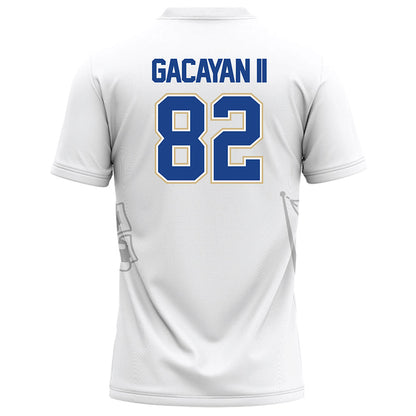 Tulsa - NCAA Football : Chris Gacayan II - White Football Jersey-1