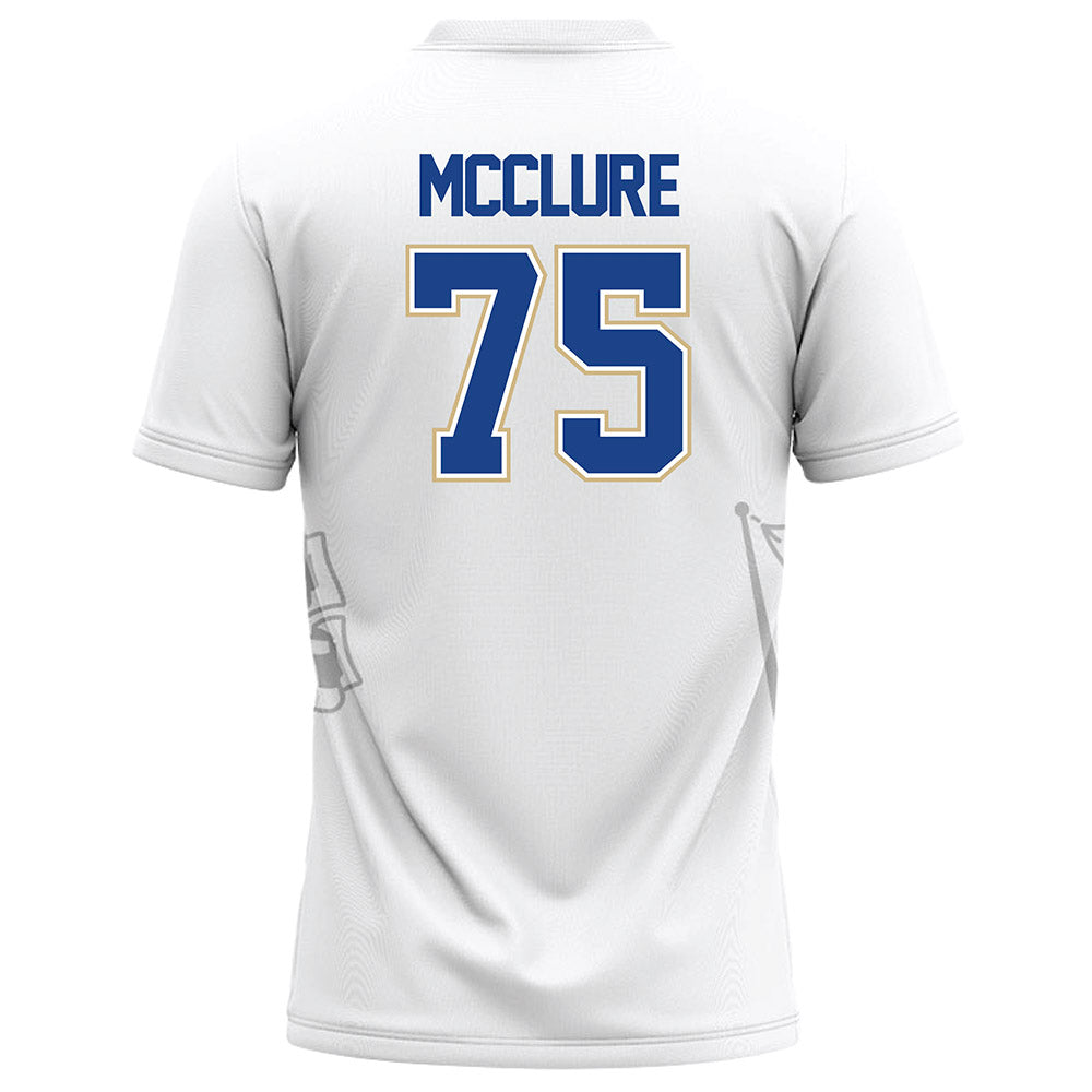 Tulsa - NCAA Football : Evan Mcclure - White Football Jersey-1