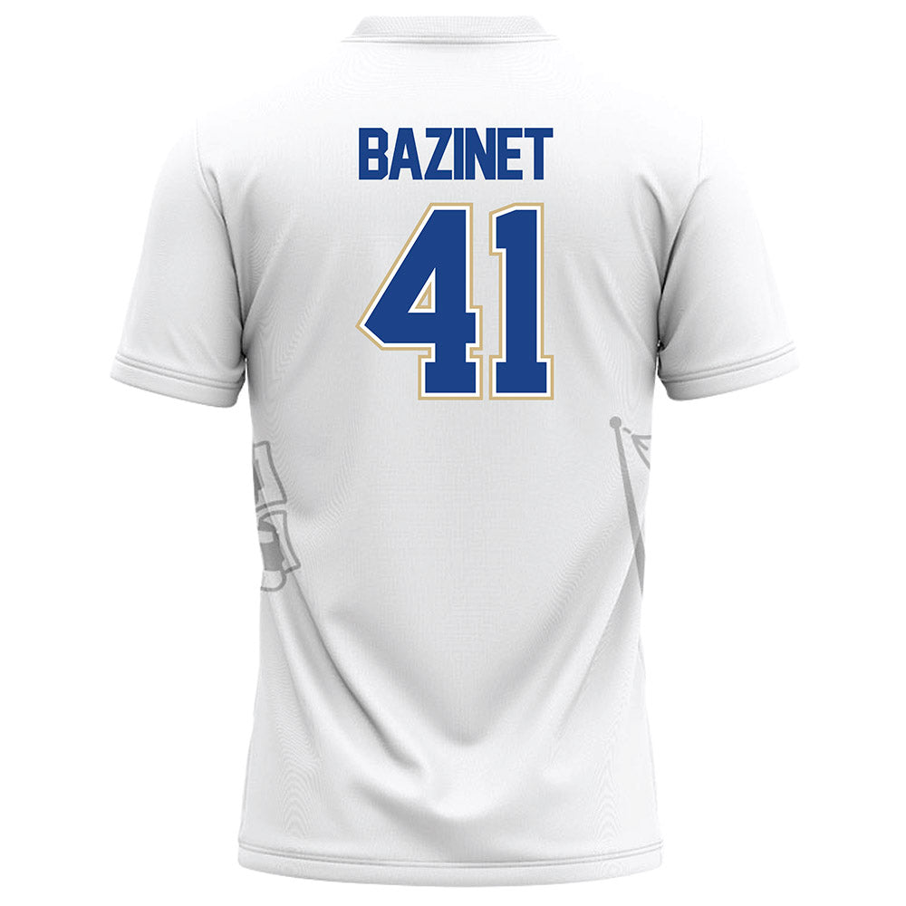 Tulsa - NCAA Football : Joel Bazinet - White Football Jersey-1