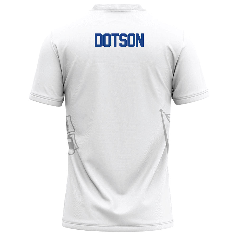 Tulsa - NCAA Football : Davis Dotson - White Football Jersey-1