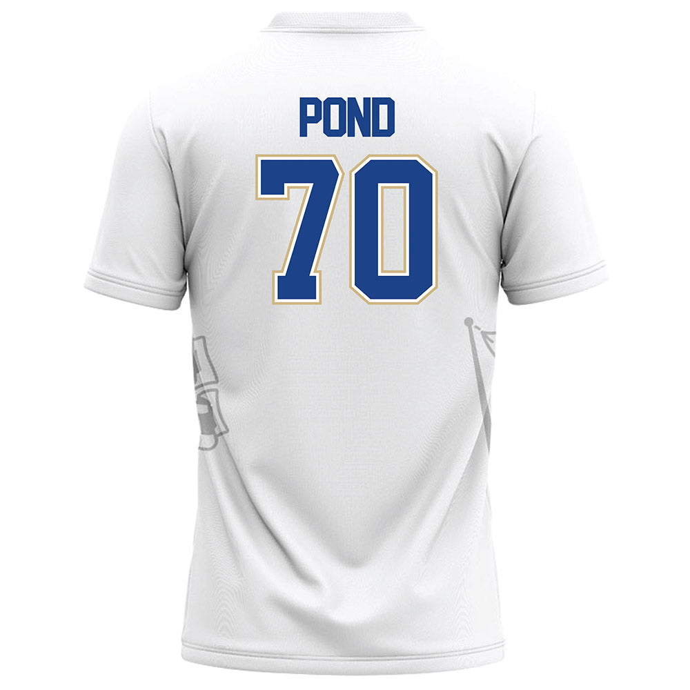 Tulsa - NCAA Football : Alan Pond - White Football Jersey-1
