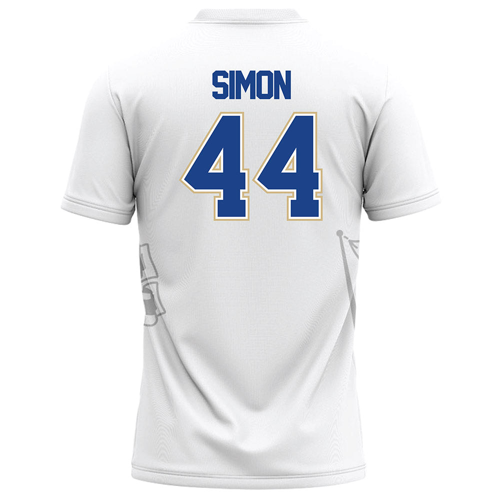 Tulsa - NCAA Football : Henry Simon - White Football Jersey-1