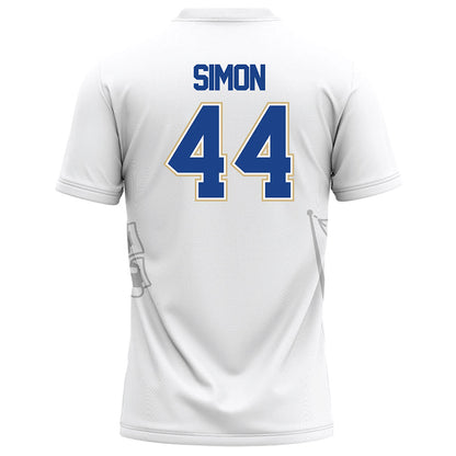 Tulsa - NCAA Football : Henry Simon - White Football Jersey-1