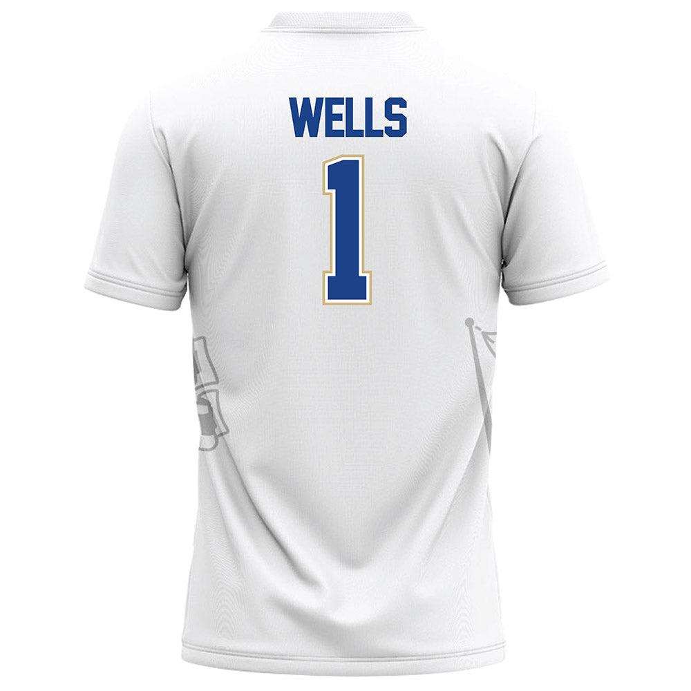 Tulsa - NCAA Football : David Wells - White Football Jersey-1