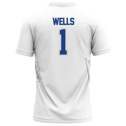 Tulsa - NCAA Football : David Wells - White Football Jersey-1