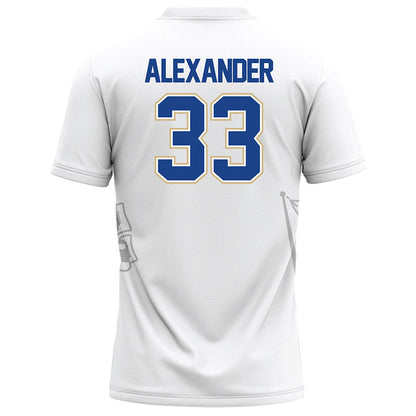 Tulsa - NCAA Football : William Alexander - White Football Jersey