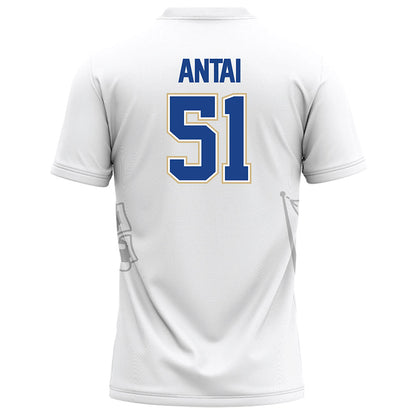 Tulsa - NCAA Football : Javion Antai - White Football Jersey-1