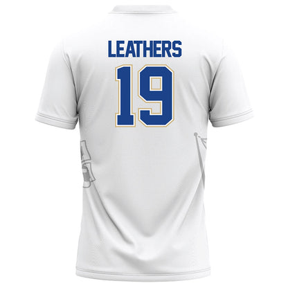 Tulsa - NCAA Football : Rylan Leathers - White Football Jersey-1