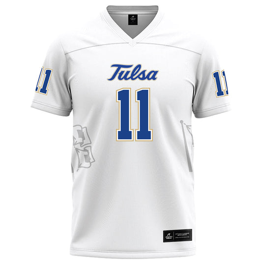 Tulsa - NCAA Football : Grant Mcatee - White Football Jersey-0