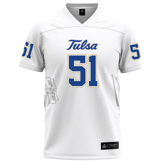 Tulsa - NCAA Football : Javion Antai - White Football Jersey-0