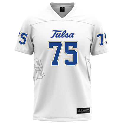 Tulsa - NCAA Football : Evan Mcclure - White Football Jersey-0