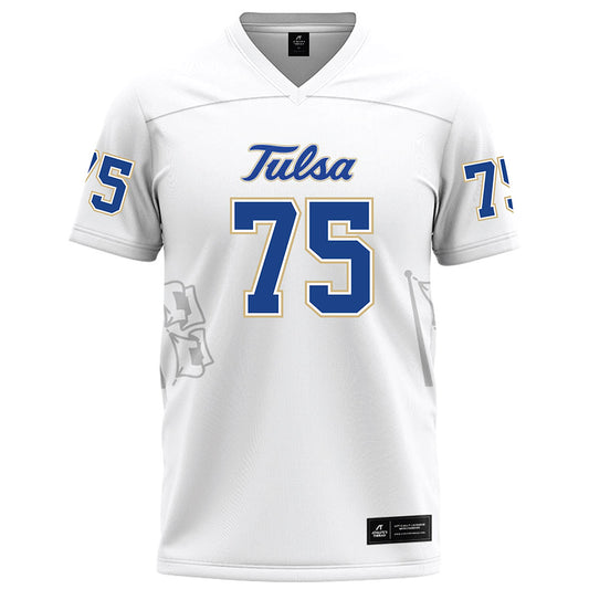 Tulsa - NCAA Football : Evan Mcclure - White Football Jersey-0
