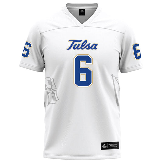 Tulsa - NCAA Football : Chris Thompson - White Football Jersey-0