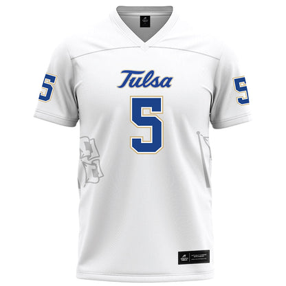 Tulsa - NCAA Football : Dexter Williams II - White Football Jersey-0