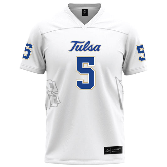 Tulsa - NCAA Football : Dexter Williams II - White Football Jersey-0