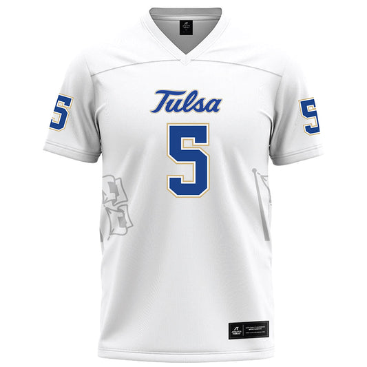 Tulsa - NCAA Football : Ashton Williams - White Football Jersey-0