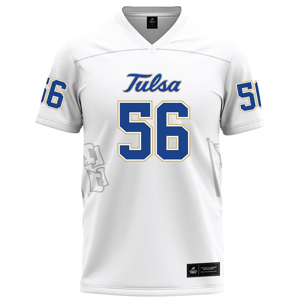 Tulsa - NCAA Football : Nathan Price - White Football Jersey-0