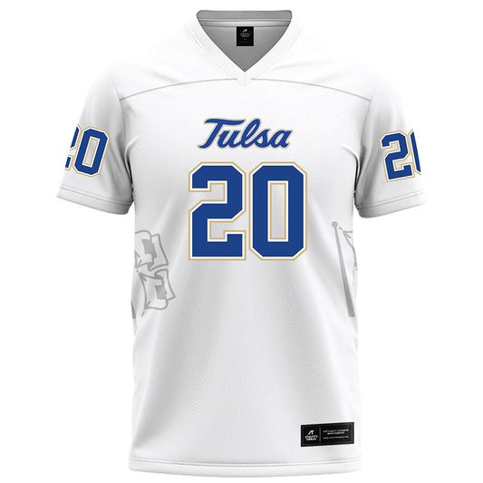 Tulsa - NCAA Football : Jayce Morgan - White Football Jersey-0