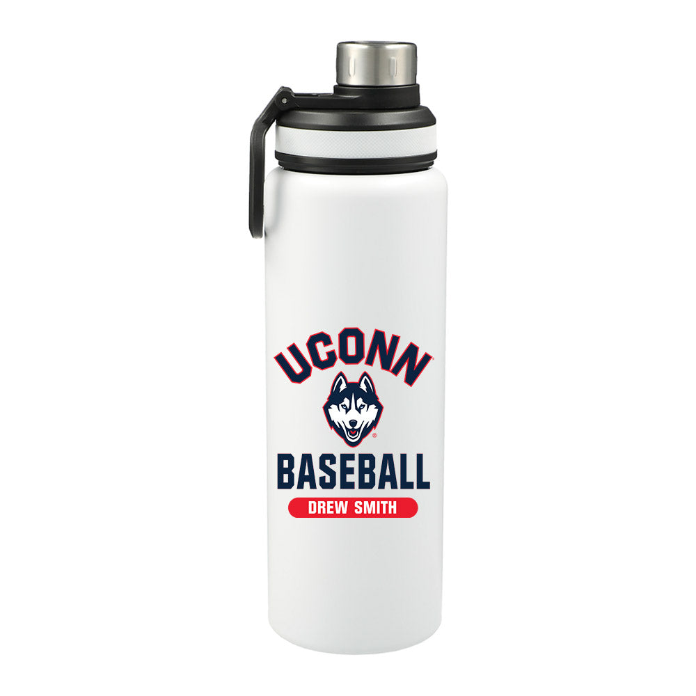 UConn - NCAA Baseball : Drew Smith - 32oz Stainless Steel Bottle-0