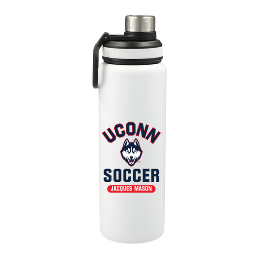 UConn - NCAA Men's Soccer : Jacques Mason - 32oz Stainless Steel Bottle-0