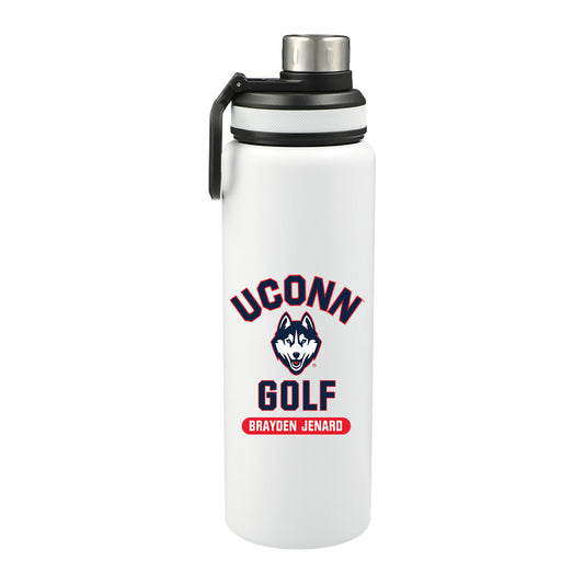 UConn - NCAA Men's Golf : Brayden Jenard - 32oz Stainless Steel Bottle-0