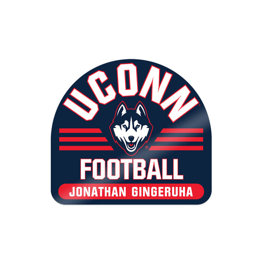 UConn - NCAA Football : Jonathan Gingeruha - Sticker-0