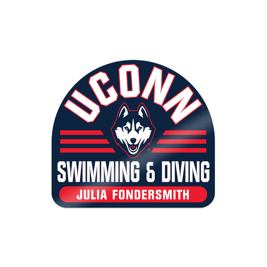 UConn - NCAA Women's Swimming & Diving : Julia Fondersmith - Sticker-0