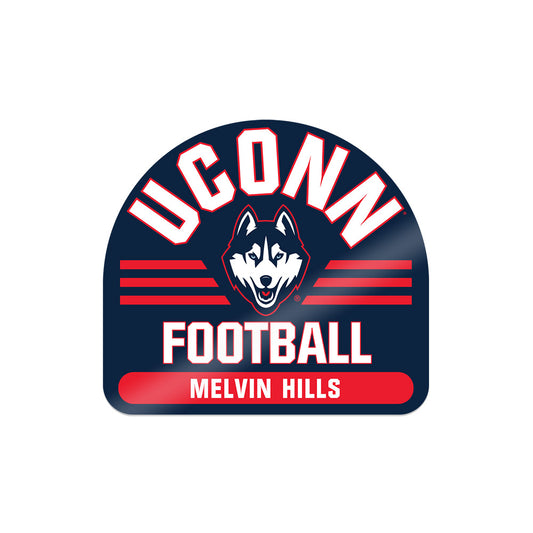 UConn - NCAA Football : Melvin Hills - Sticker-0