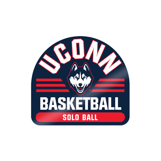 UConn - NCAA Men's Basketball : Solo Ball - Sticker-0