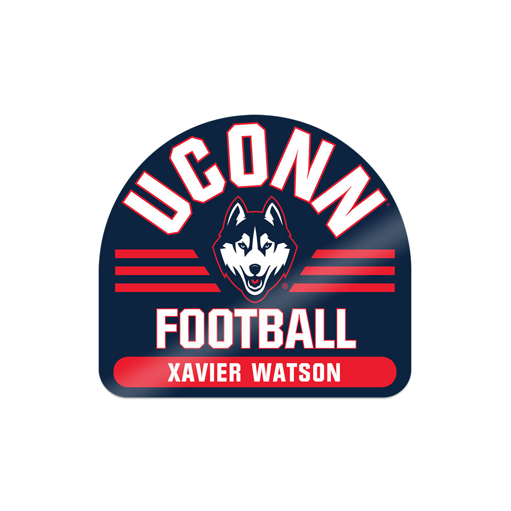 UConn - NCAA Football : Xavier Watson - Sticker-0