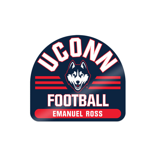 UConn - NCAA Football : Emanuel Ross - Sticker-0